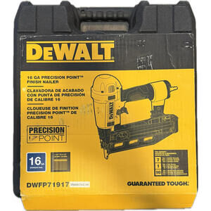 Dewalt DWFP71917 16 Gauge Precision Point Pneumatic Finish Nailer Kit NIB